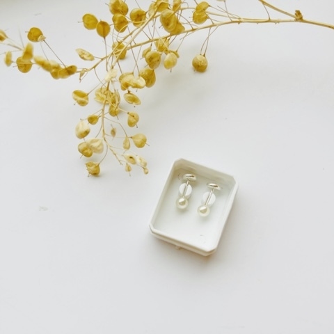 Abridor Plata Laminada Perlas