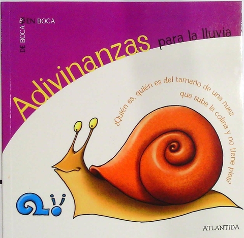 ADIVINANZAS PARA LA LLUVIA