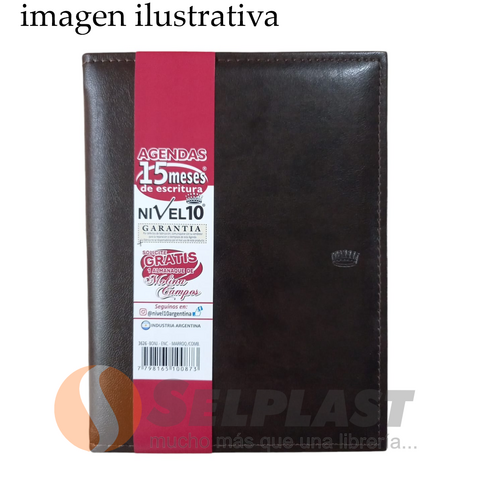 AGENDA ENC BONJOUR DIA X PAGINA LINEA ITALIANA S/ CUERO 3626 CR.12445