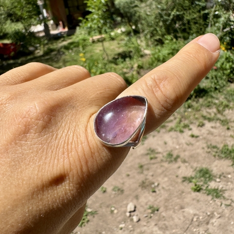 Anillo regulable con Ametrino en Plata 925