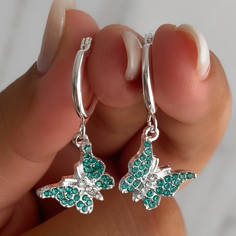 ARGOLLAS BUTTERFLY LIGHT GREEN 3.5CM