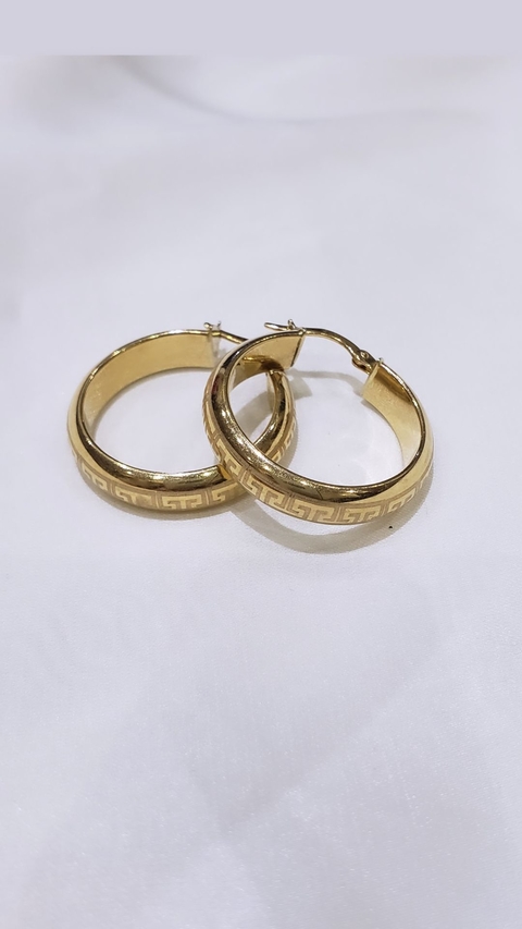 Aros argollas oro18kl