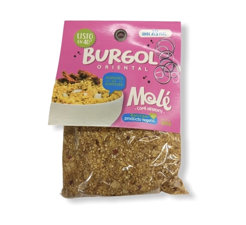 BURGOL ORIENTAL LISTO EN 40´200GR MOLE