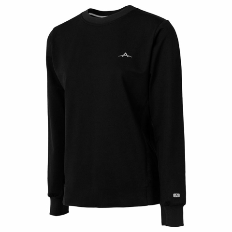 BUZO DAMA ALGODON ABYSS 23I-0136 NEGRO