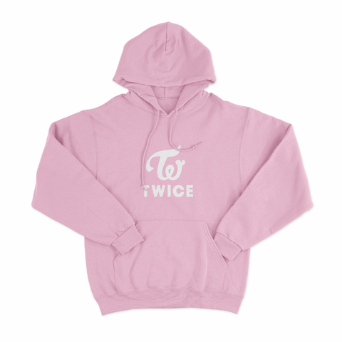 Buzo de frisa rosa - Twice Logo