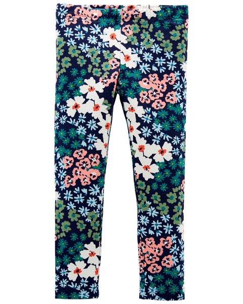 Carter´S Calza Floral Azul