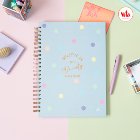 Cuaderno rayado A4 IMAGINER 120hjs BELIEVE IN THE BEAUTY