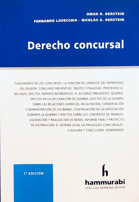 Derecho concursal Berstein -
