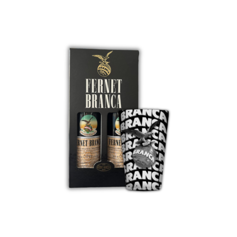 Estuche Regalo Fernet Branca x 2