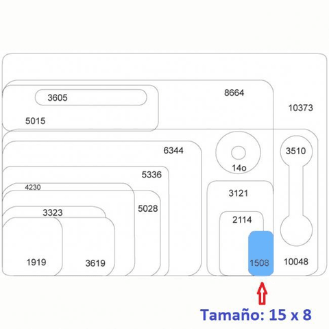 ETIQUETAS PEGASOLA 3011 - ORI-TEC B1508 BLISTER X 30 PLANCHAS