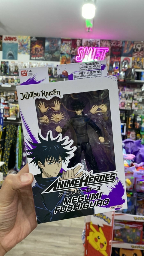 FIGURA MEGUMI FUSHIGURO - JUJUTSU KAISEN - ANIME HEROES - BANDAI