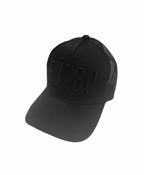 GORRA NEGRA LETRA NEGRA FÚLBO