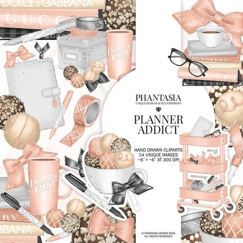 Hoja de Elementos Planner Addict