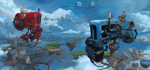 ILUSTRACION AGROCHATARRA - SERIE UNIVERSO CHATARRA POR ALEJANDRO BURDISIO