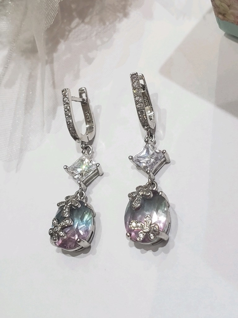 Aros Plata Colgante Multi