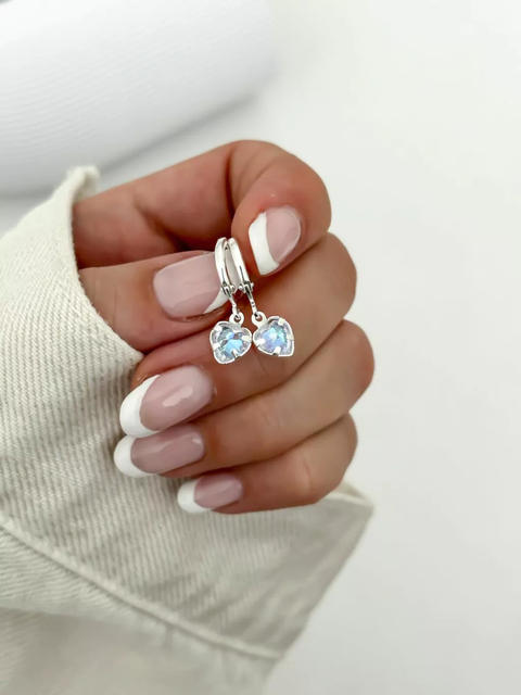 Argolla Dije Corazón Tornasol