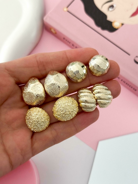 PACK X3 AROS PASANTE GOLD CD448