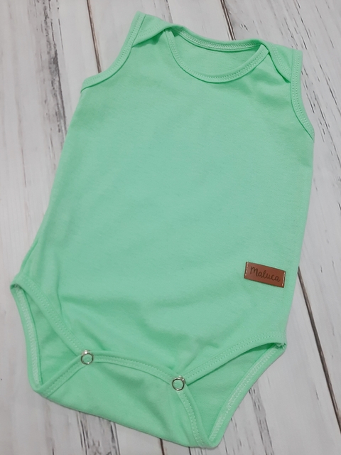 Body bebé algodón Verde manzana