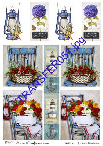 Lámina de Transferencia A4 50Gr Titina´s Mod 051