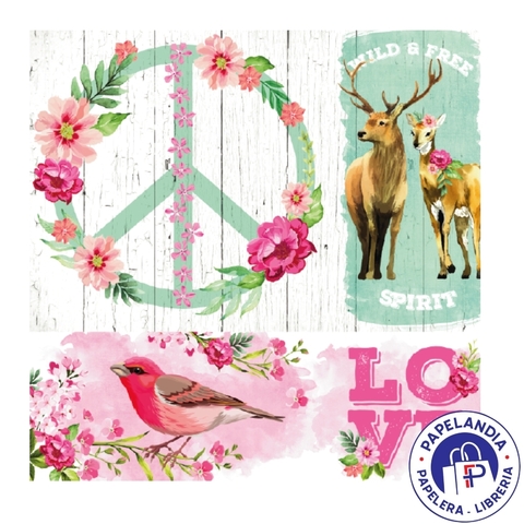 LAMINA PARA DECOUPAGE EQ 32x32xm