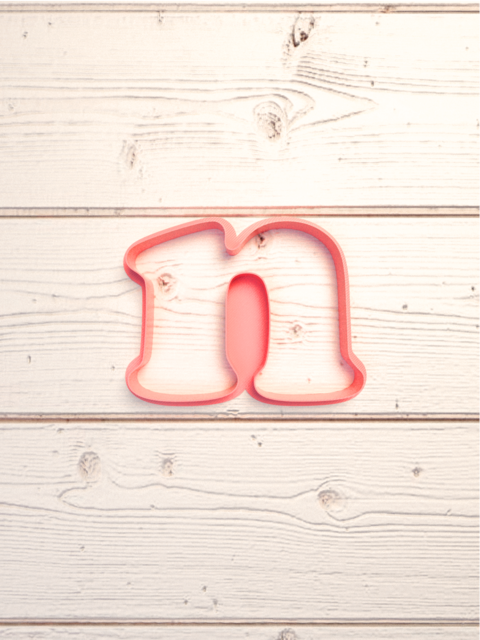 Letra N Clásica Minúscula