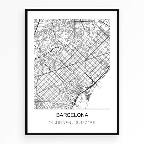 Mapa Barcelona