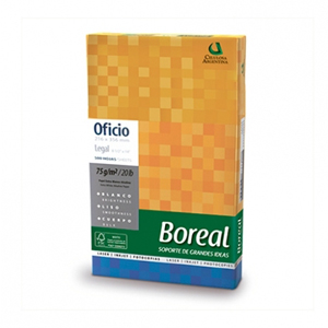 PAP BOREAL 75 G OFICIO 21.59X35.56 DESTACADO CR.8372