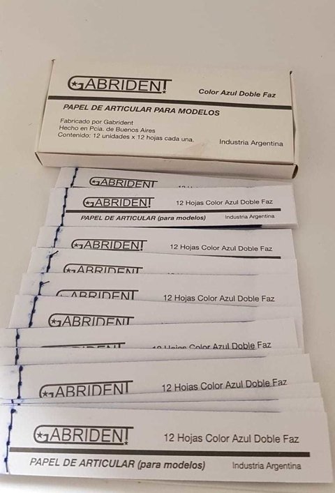 Papel de articular para modelos (x12) - GABRIDENT