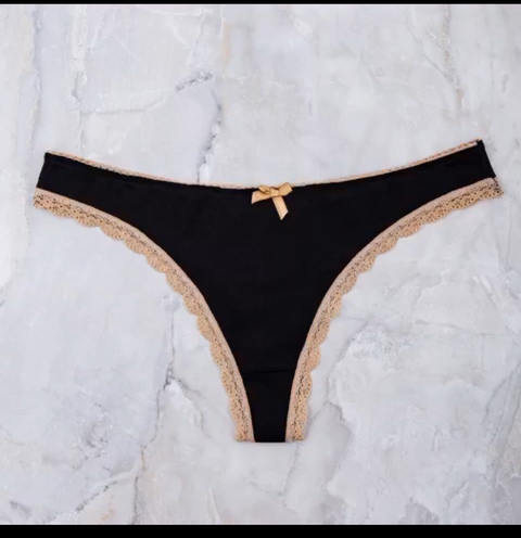 PE721 Colaless de microfibra con puntilla angosta en piernas