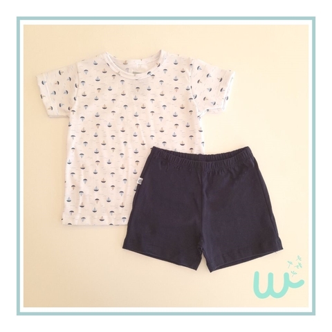 PIJAMA REMERA+SHORT JOQUIN BARQUITOS (1122138)
