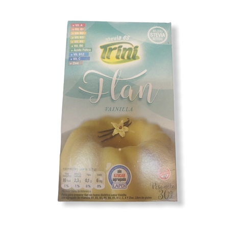 PREMEZCLA FLAN DE VAINILLA CON STEVIA 60GR TRINI
