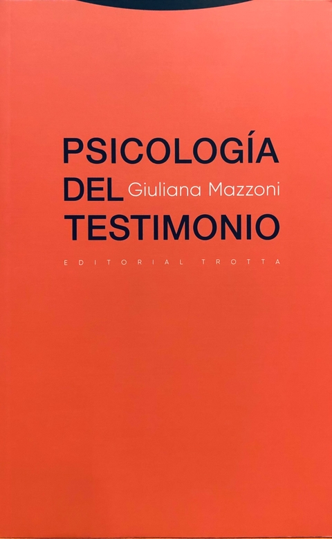 Psicología del testimonio Giuliana Mazzoni