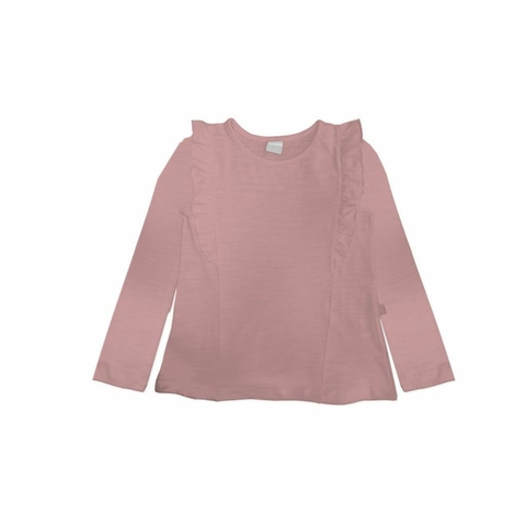 Remera jr nena flamé c/ volados (2406073)