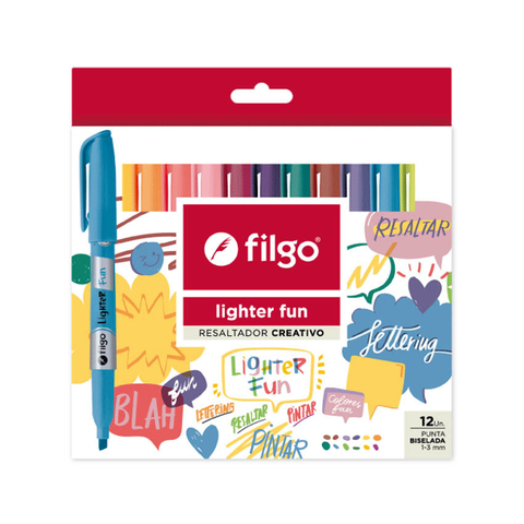 RESALTADORES LIGHTER FUN REDONDO X12 FILGO