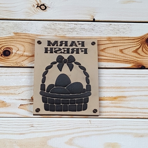 Sello Bajo Relieve 8 x 10 cm Pascua