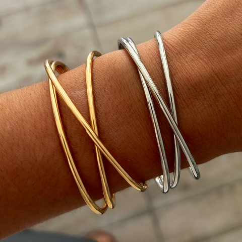 Semi esclava Cruzada Fina