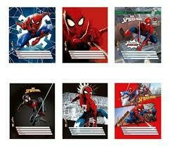 SEPARADORES ESCOLAR X6 MOOVING SPIDERMAN