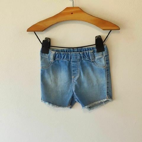 SHORT - MINIMIMO - TALLE 6 A 9 MESES - JEAN AZUL