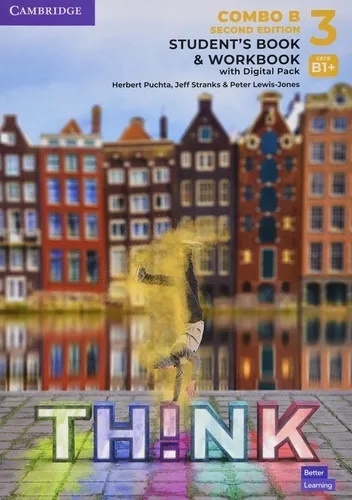THINK LEVEL 3 B1+ COMBO B SB &amp; WB W/DIGITAL PACK 2ND EDITION