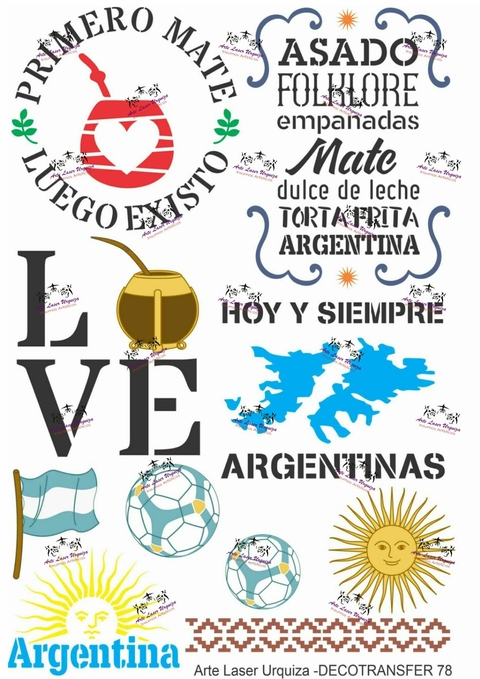 Transfer Tamaño A4 Modelo 78