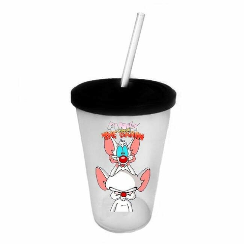 Vaso Retro Plástico - Pinky y Cerebro - Pinky &amp; The Brain