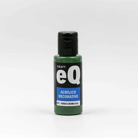 Verde Cromo Oscuro Acrílico Decor. EQ x 50cm3