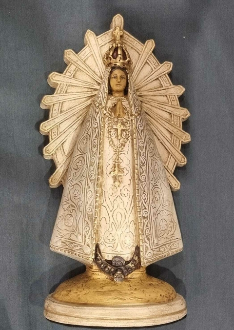 VIRGEN DE LUJAN Gde. INTERIOR 39 cm
