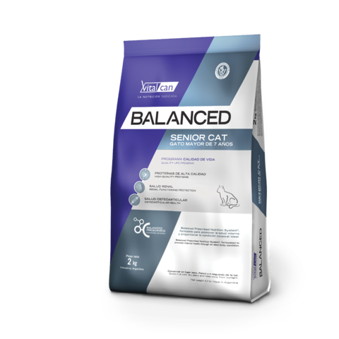 Vitalcan Cat Balanced Gato Senior 2Kg