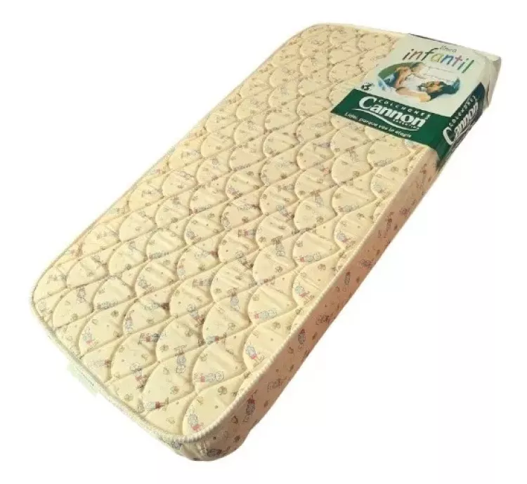 Colchon infantil Cannon 97x65x10cm Para Practi cuna.