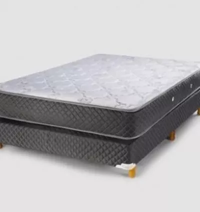 Sommier y colchon Cannon Exclusive de 140x190cm Espuma de 30kg/m3 Alta densidad